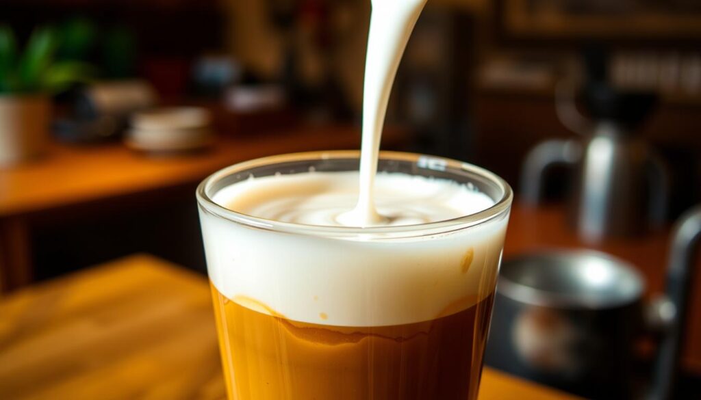 Cremiger Milchschaum Für Latte Macchiato