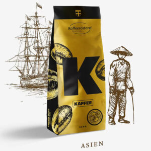 KAFFEERÖSTEREI Konstanz Indien Monsooned Malabar (4x 250g)