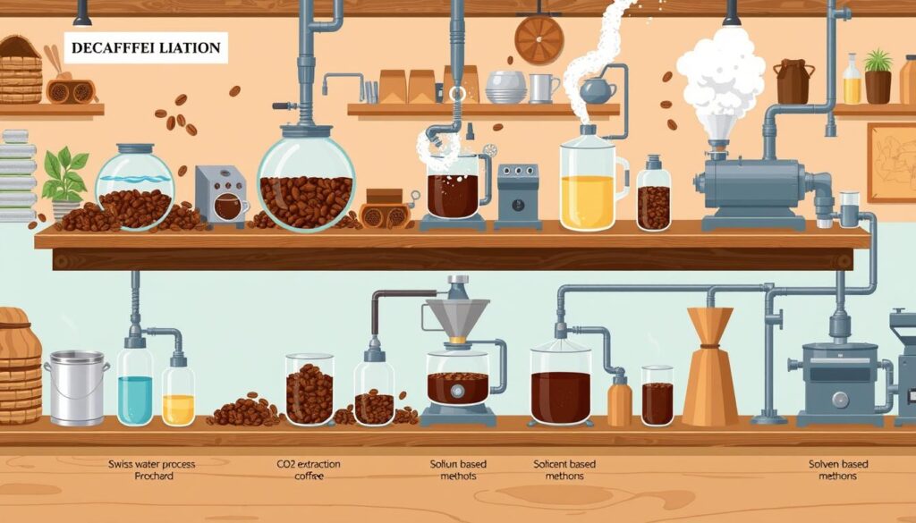 Entkoffeinierungsmethoden