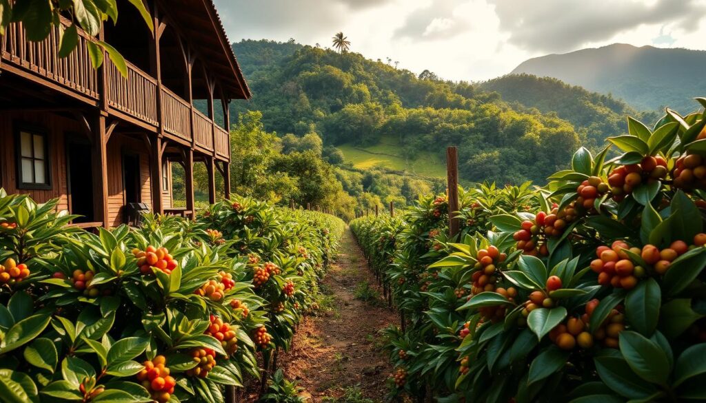 Historische Kaffeeplantagen In Costa Rica